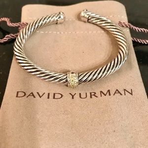 David Yurman Yellow Sapphire Metro Candy Cuff